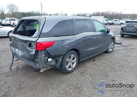 2018 Honda Odyssey Ex-L z USA, uszkodzony, nr VIN 5FNRL6H70JB025227